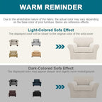 Turquoize 2 Piece Chair Covers for Living Room Armchair Couch Cover - Image 6