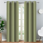 Yakamok Light Blocking Blackout Curtains Thermal Insulated Room Darkening Drapes by Yakamok