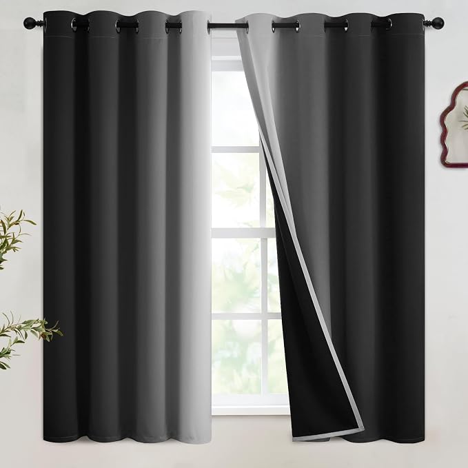 SimpleHome Ombre Room Darkening Curtains by SimpleHome