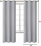 BGment Room Darkening Curtains 72 Inches Long - Image 9
