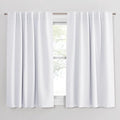 PONY DANCE White 50% Lighting Blocking Curtains by PONYDANCE