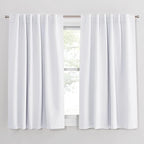 PONY DANCE Kitchen Curtains White by PONYDANCE