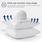 MIULEE Pillow Inserts 12x20, Down Feather Throw Pillow Inserts, Premium Fluffy - Image 5