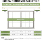 5/8” Diameter Curtain Rods 30-120 Inch, - Image 2