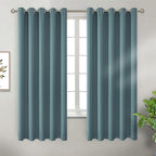 BGment Room Darkening Curtains 63 Inches Long by BGment