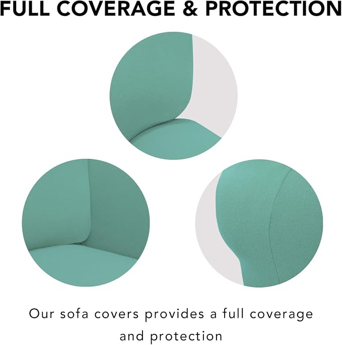 PureFit Super Stretch Chair Sofa Slipcover – Spandex Non Slip Soft Couch Sofa - Image 3