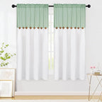FRAMICS Farmhouse Cotton Linen Curtains by FRAMICS