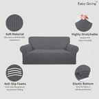 Easy-Going Stretch Oversized Loveseat Slipcover 1-Piece Sofa Cover Furniture - Image 3