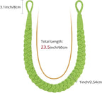 NICEEC 2 Pack Natural Cotton Rope Curtain Tiebacks Elegant Boho Style - Image 3