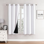 ChrisDowa 100% Blackout Curtains 63 inch Long by ChrisDowa