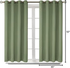 BGment Room Darkening Curtains 45 Inches Long - Image 8