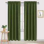 DWCN Blackout Curtains Room Darkening Thermal Insulated Bedroom Curtains Window by DWCN