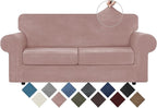 WEERRW Velvet Couch Covers for 2 Cushion Couch Sofa by WEERRW