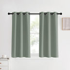 NICETOWN Bedroom Curtain Panels Blackout Draperies, Sage Green, 1 Pair by NICETOWN