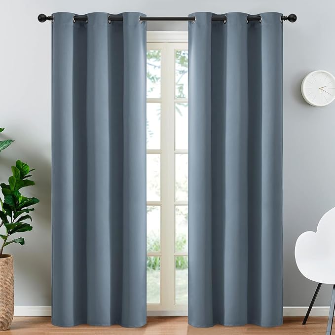 Yakamok Blackout Curtains Room Darkening Thermal Insulated by Yakamok
