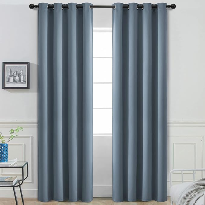 Yakamok 84 Inch Length Blackout Curtains by Yakamok