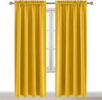 DWCN Blackout Curtains Room Darkening Thermal Insulated Bedroom Curtains Window - Image 9
