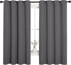 NICETOWN Grey Blackout Curtain Panels - Image 3