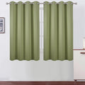 LEMOMO Sage Green Thermal Blackout Curtains/52 x 54 Inch/Set of 2 Panels Room by Lemomo