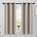 Yakamok Room Darkening Grommet Window Drapes Thermal Insulated Light Blocking by Yakamok