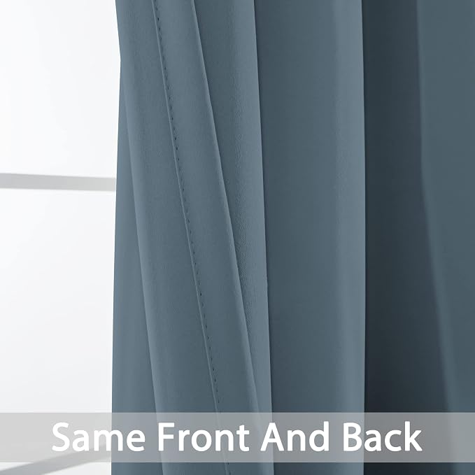 Yakamok Blackout Curtains Room Darkening Thermal Insulated Window Panels - Image 6