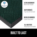 GORILLA GRIP 100% Waterproof All-Season WeatherMAX Doormat US Designed Natural - Image 2