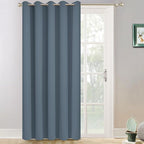 Yakamok Wide Thermal Blackout Patio Door Curtain Panel, Sliding Door Insulated by Yakamok