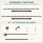 Lootkell Antique Bronze Curtain Rods - Image 9