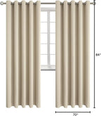BGment Room Darkening Curtains 84 Inches Long - Image 9