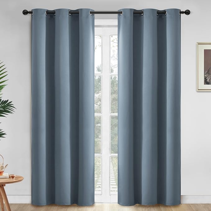 Yakamok Blackout Curtains Room Darkening Thermal Insulated Window Panels by Yakamok