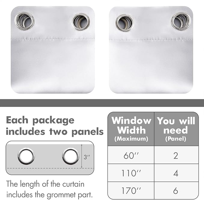 MIULEE Blackout Curtains 96 Inches Long - Image 6