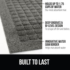 GORILLA GRIP® Ultra Absorbent Front Door Mat Outside Entrance, Traps Dirt and - Image 3