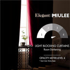 MIULEE Blackout Room Darkening Curtains Thermal Insulated Drapes Solid Window - Image 2