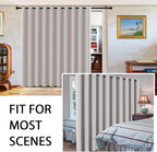H.VERSAILTEX Blackout Curtains for Sliding Glass Door Room Divider Curtains - Image 2