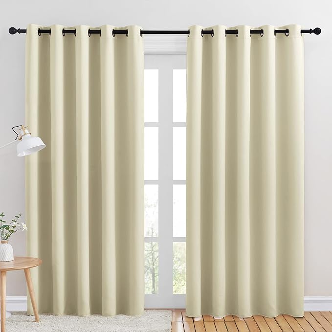 NICETOWN Room Darkening Draperies Window Curtain Panels, Thermal Insulated by NICETOWN