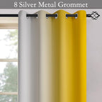 SimpleHome Ombre Room Darkening Curtains - Image 4