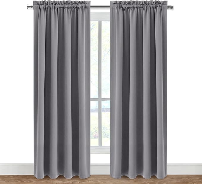 DWCN Blackout Curtains for Bedroom – Thermal Insulated Room Darkening Drapes - Image 9
