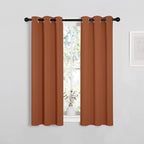 NICETOWN Burnt Orange Window Curtains Blackout Drapes, Thermal Insulated Solid by NICETOWN
