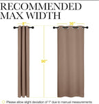 NICETOWN Light Reducing Grommet Curtains - Image 7