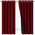 NICETOWN 100% Blackout Cold Blocking Curtain Panels, Thermal Insulated Curtains by NICETOWN