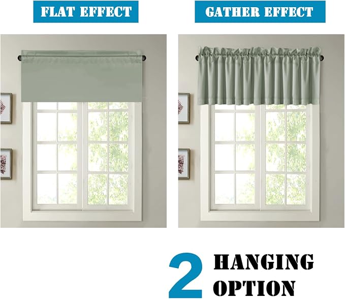 H.VERSAILTEX 4 Panels Blackout Valances - Image 6