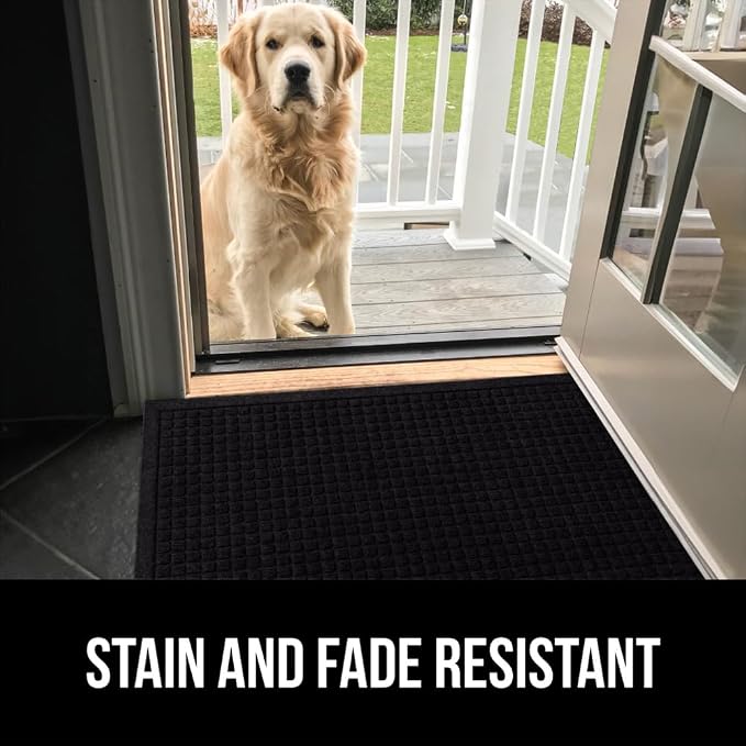 GORILLA GRIP® Ultra Absorbent Front Door Mat Outside Entrance 72x24, Traps Dirt - Image 9