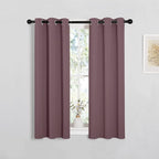 NICETOWN Bedroom Curtain Panels Blackout Draperies, 1 Pair, 29 by 40 inches by NICETOWN