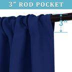 RYB HOME 54 inch Blackout Curtains - Image 2
