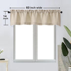 OWENIE Bob 1 PCS Linen Valances - Image 6