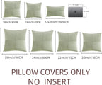 Fancy Homi 2 Packs Sage Green Lumbar Decorative Throw Pillow Covers 12x20 Inch - Image 7