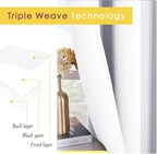 NICETOWN White Room Darkening Draperies and Curtains, 34 by 70 Inch, Home - Image 4