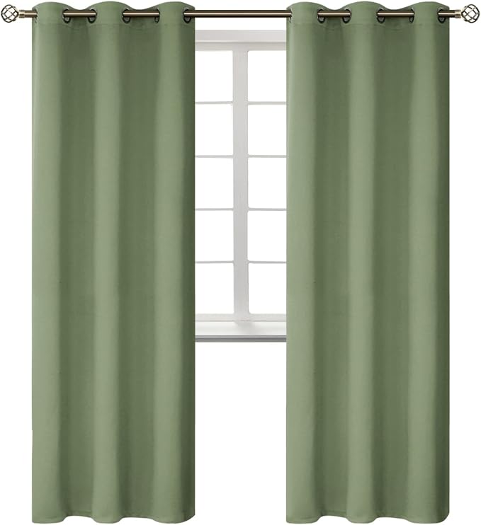 BGment Room Darkening Curtains 84 Inches Long by BGment