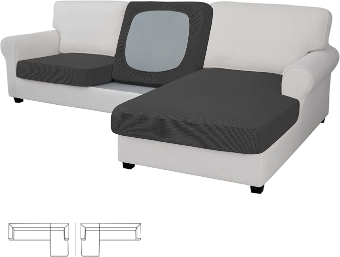Easy-Going Stretch 3 Pieces Couch Cushion Covers by Easy-Going