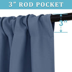RYB HOME Extra Wide Blackout Curtains - Image 2